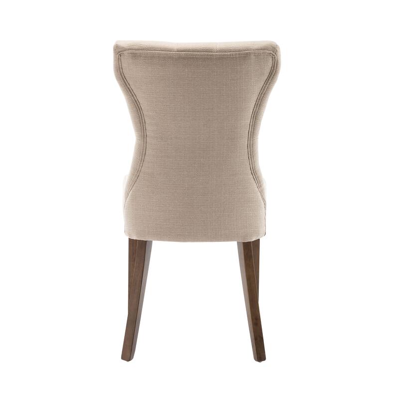 Porthos Home Gerson Set of 2 Modern Dining Chairs, Fabric Upholstery