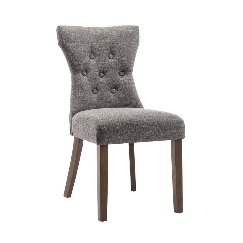 Porthos Home Gerson Set of 2 Modern Dining Chairs, Fabric Upholstery