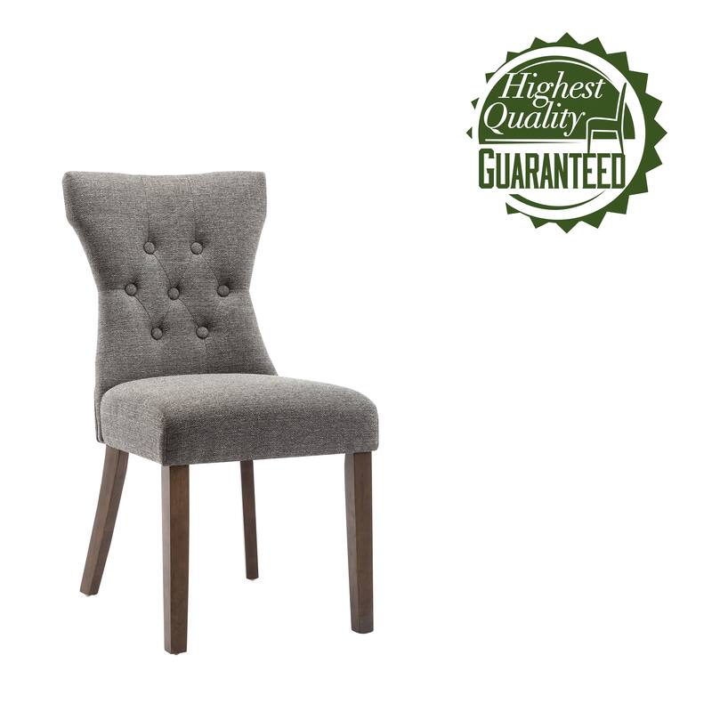 Porthos Home Gerson Set of 2 Modern Dining Chairs, Fabric Upholstery
