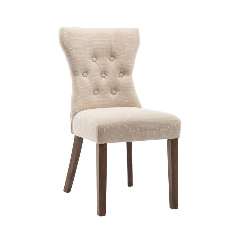 Porthos Home Gerson Set of 2 Modern Dining Chairs, Fabric Upholstery
