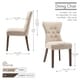 preview thumbnail 13 of 12, Porthos Home Gerson Set of 2 Modern Dining Chairs, Fabric Upholstery
