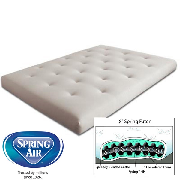 Queen 8 inch Spring Futon Mattress Futons