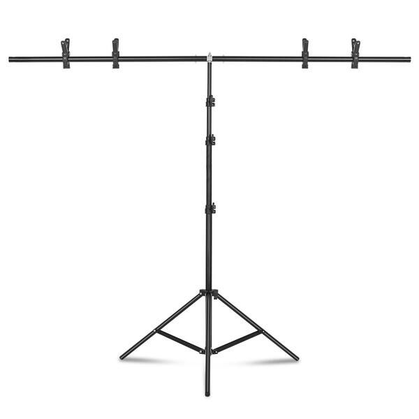 Shop Kshioe T Shape Backdrop Stand With 90cm Crossbar Clamps Carry Bag Overstock