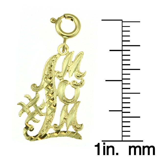 gold mom charms