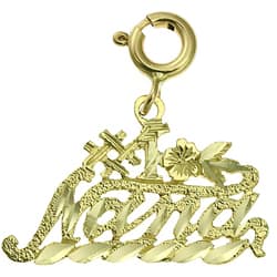 Details about 14K Yellow Gold #1 Nana Charm Pendant MSRP $133 Details about 14K Yellow Gold #1 Nana Charm Pendant MSRP $133