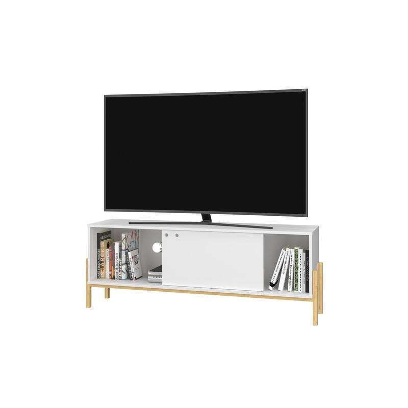 Manhattan Comfort Bowery 55.12 Media Console Cabinet