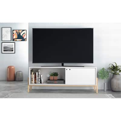 Manhattan Comfort Bowery 55.12 Media Console Cabinet
