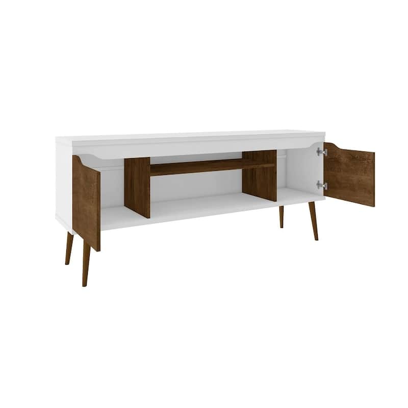 Manhattan Comfort Bradley 63 In. Storage Media Cabinet Console
