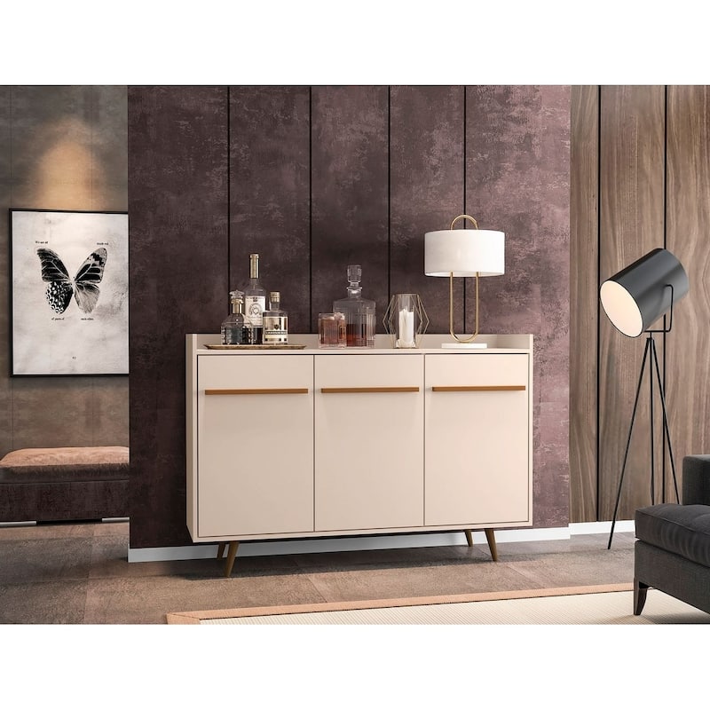 Bradley 53.54 Buffet Stand with 4 Shelves by Manhattan Comfort