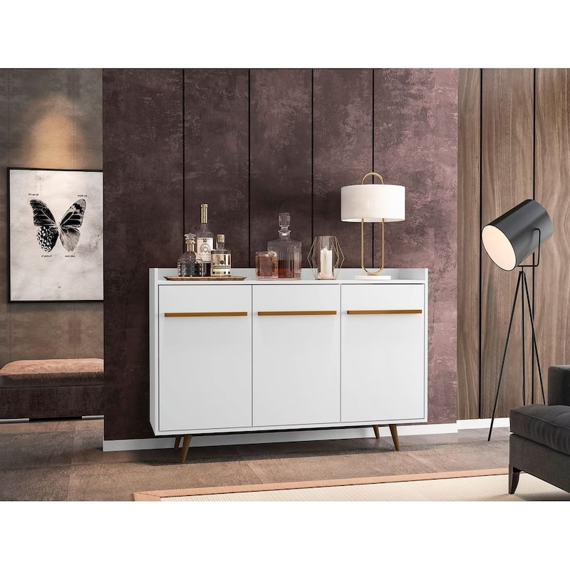 Bradley 53.54 Buffet Stand with 4 Shelves by Manhattan Comfort