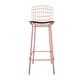 preview thumbnail 28 of 49, Madeline 41.73" Contemporary Metal Barstool Set of 3 By Manhattan Comfort