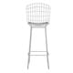 preview thumbnail 10 of 49, Madeline 41.73" Contemporary Metal Barstool Set of 3 By Manhattan Comfort