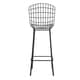 preview thumbnail 16 of 49, Madeline 41.73" Contemporary Metal Barstool Set of 3 By Manhattan Comfort
