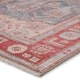 preview thumbnail 3 of 3, The Curated Nomad Falmont Printed Medallion Pink/ Blue Area Rug
