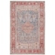 preview thumbnail 2 of 3, The Curated Nomad Falmont Printed Medallion Pink/ Blue Area Rug 4'X6' - Rectangle