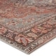 preview thumbnail 8 of 8, The Curated Nomad Felman Printed Medallion Rust/ Grey Area Rug