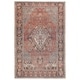 preview thumbnail 7 of 8, The Curated Nomad Felman Printed Medallion Rust/ Grey Area Rug 4'X6' - Rectangle