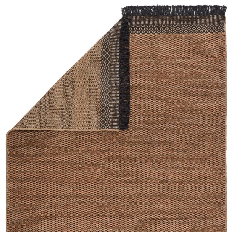 The Curated Nomad Oakhurst Natural Border Jute Area Rug