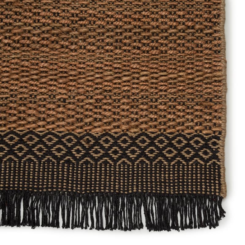 The Curated Nomad Oakhurst Natural Border Jute Area Rug