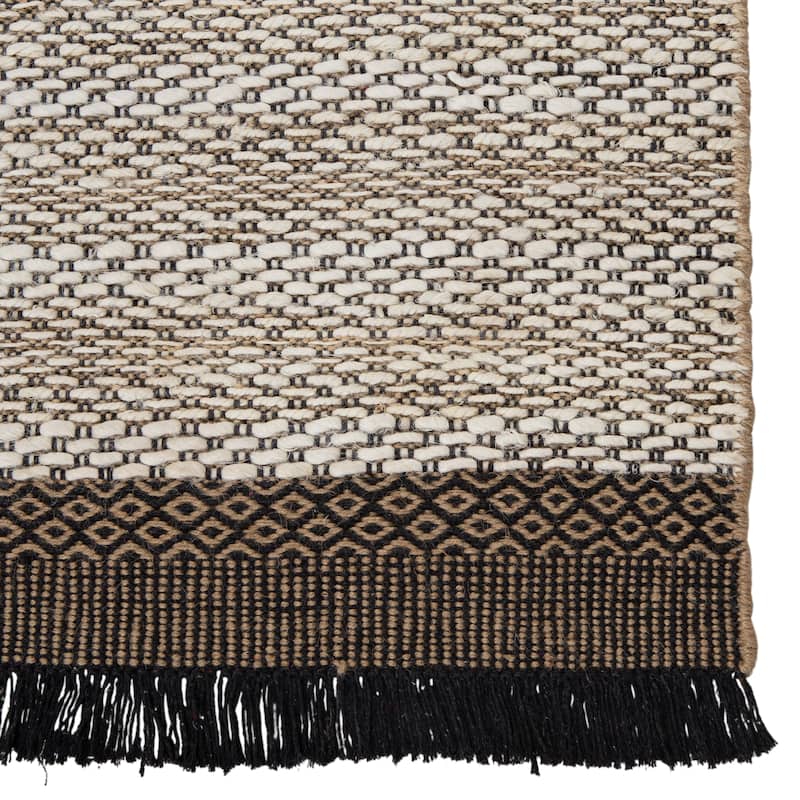 The Curated Nomad Oakhurst Natural Border Jute Area Rug