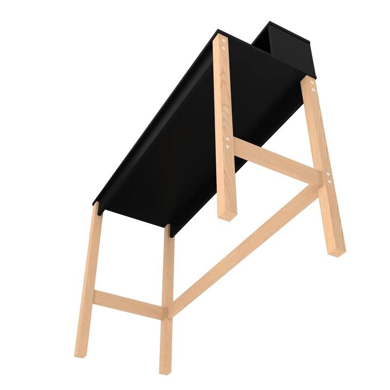 Bowery Mid Century Modern Wood Desk by Manhattan Comfort