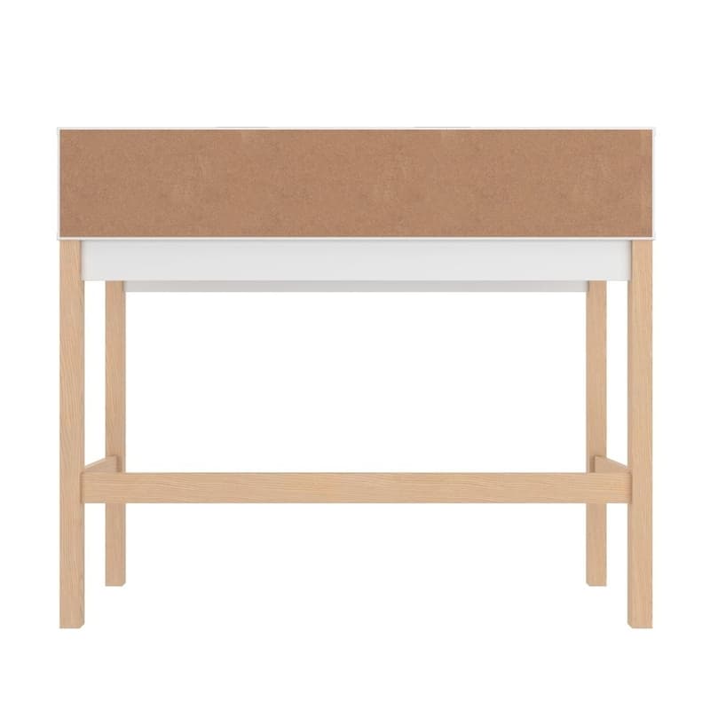 Bowery Mid Century Modern Wood Desk by Manhattan Comfort