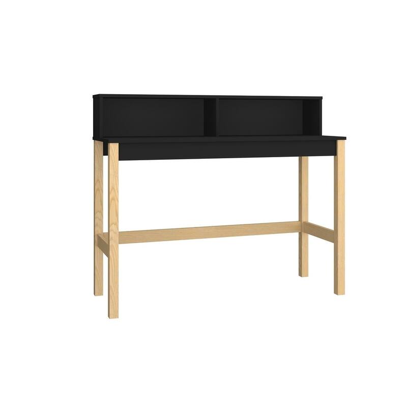 Bowery Mid Century Modern Wood Desk by Manhattan Comfort