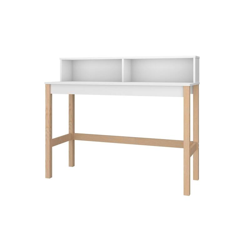Bowery Mid Century Modern Wood Desk by Manhattan Comfort