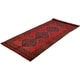 preview thumbnail 3 of 7, Hand-knotted Teimani Red Wool Rug - 5'1" x 12'9" Runner