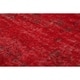 preview thumbnail 7 of 7, Hand-knotted Color Transition Red Wool Rug - 6'7 x 9'6