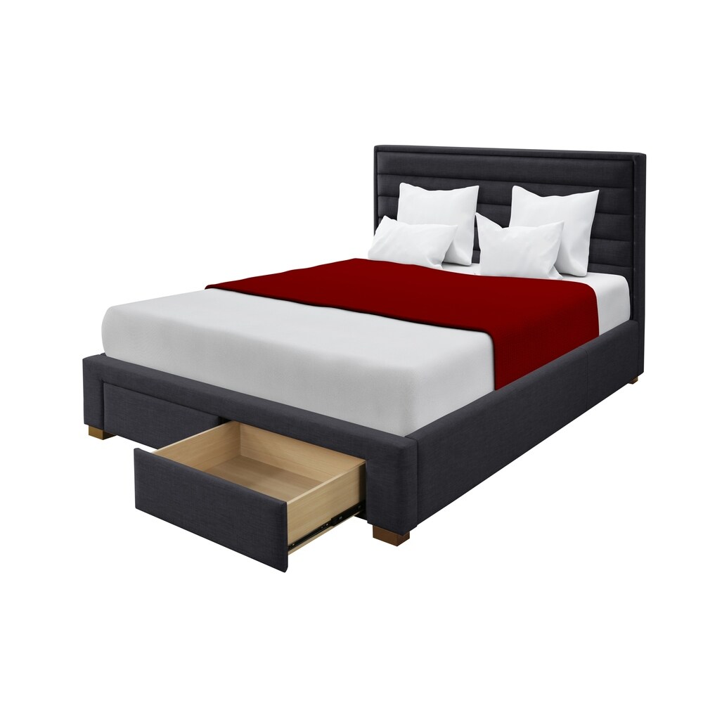 Lyke Homelyke Home Charcoal Storage Bed Queen Dailymail