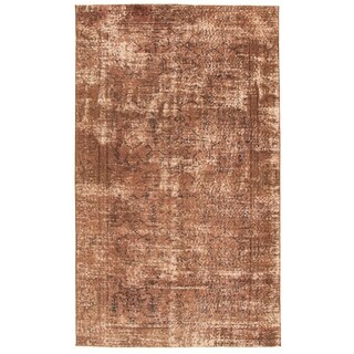 Hand-knotted Color Transition Brown Wool Rug - 4'9 x 7'10 - Bed Bath ...