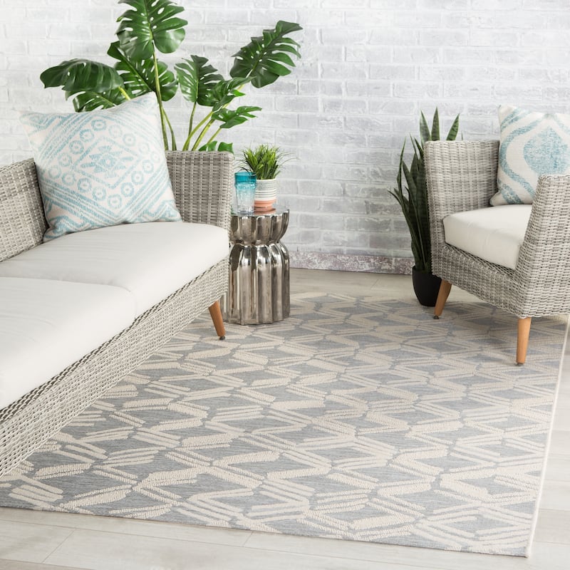 Azili Indoor/ Outdoor Trellis Poly Area Rug by Havenside Home