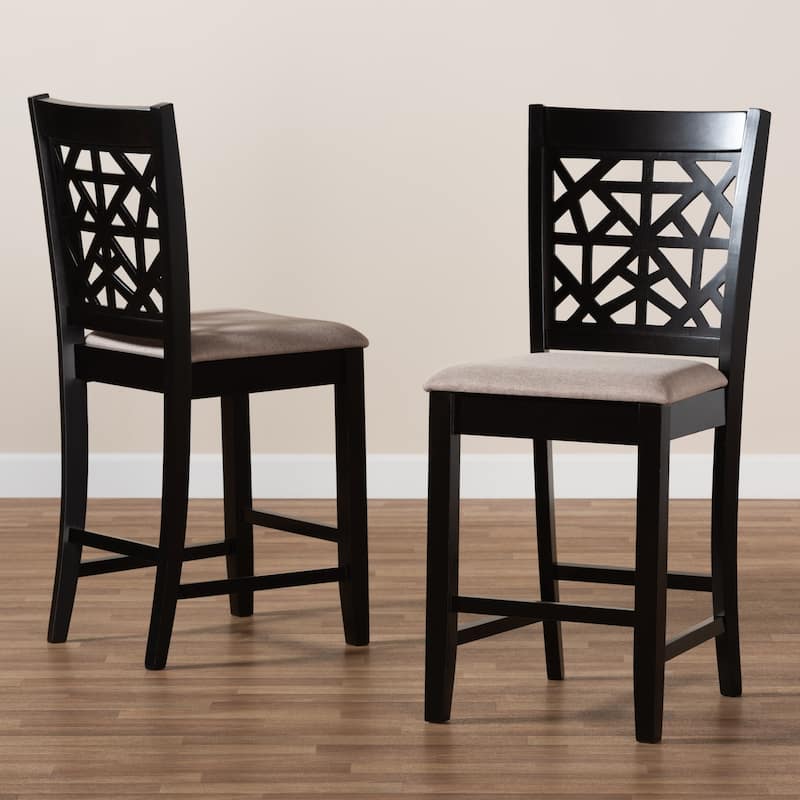 Copper Grove Ainaro Armless Cushioned Dining Chairs (Set of 2)