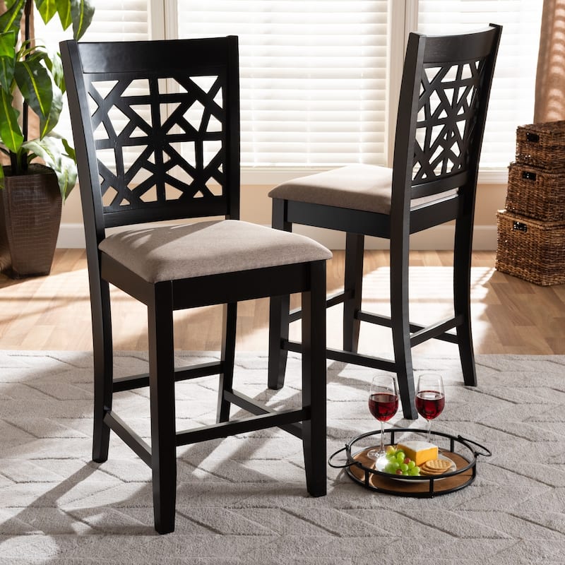 Copper Grove Ainaro Armless Cushioned Dining Chairs (Set of 2)