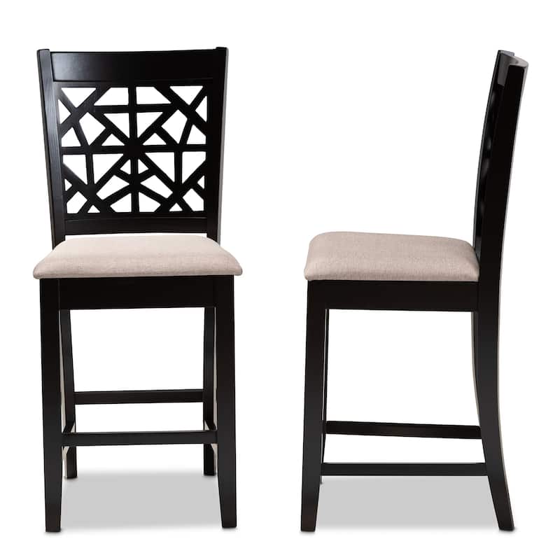 Copper Grove Ainaro Armless Cushioned Dining Chairs (Set of 2)