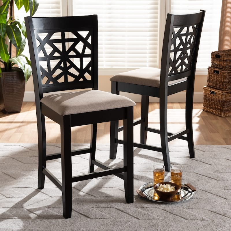 Copper Grove Ainaro Armless Cushioned Dining Chairs (Set of 2)