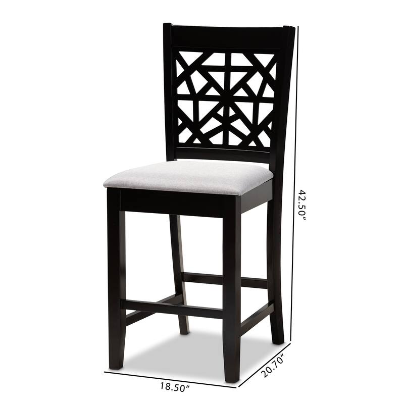 Copper Grove Ainaro Armless Cushioned Dining Chairs (Set of 2)