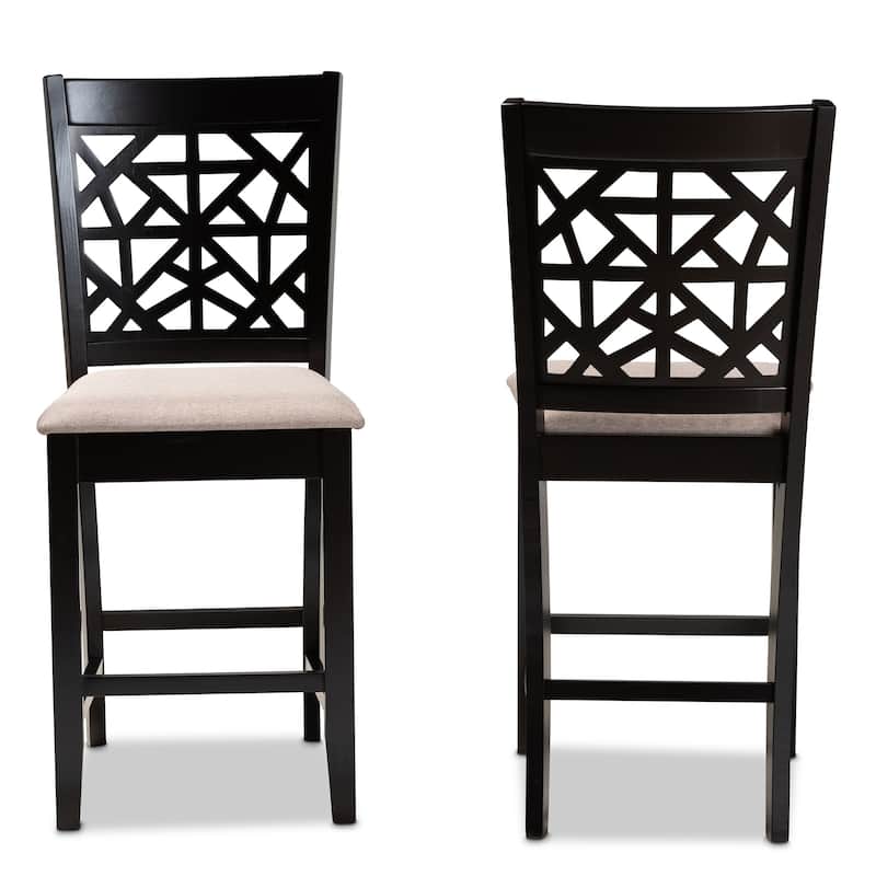 Copper Grove Ainaro Armless Cushioned Dining Chairs (Set of 2)