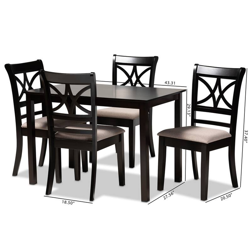 Copper Grove Aileur 5-piece Dining Set