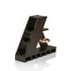 preview thumbnail 3 of 7, Tory Modern Wenge 4-bottle Compact Floating Wine Rack by Furniture of America