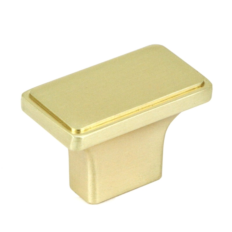 Contemporary Knob Brushed Champagne Gold Finish Cabinet Handle (Case of ...