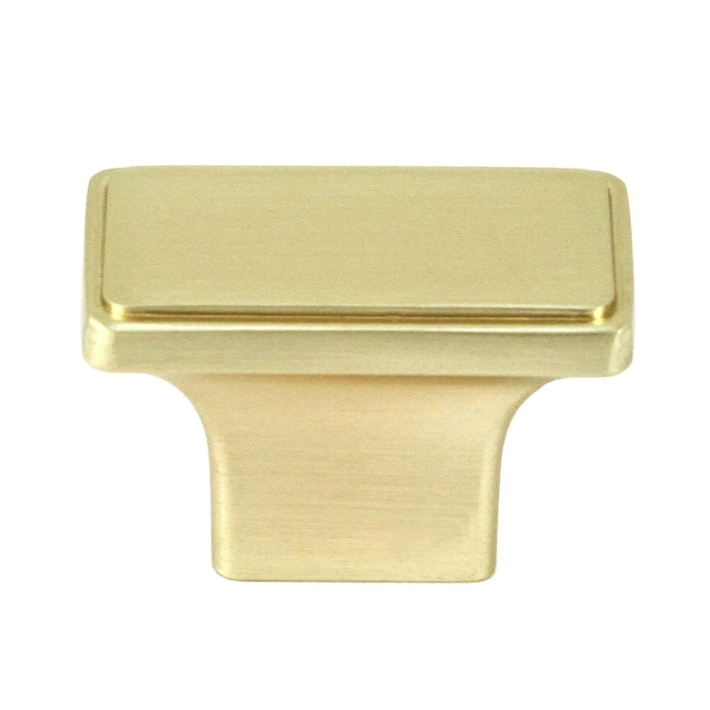 Contemporary Knob Brushed Champagne Gold Finish Cabinet Handle (Case of 10) - Champagne Gold - Champagne Gold