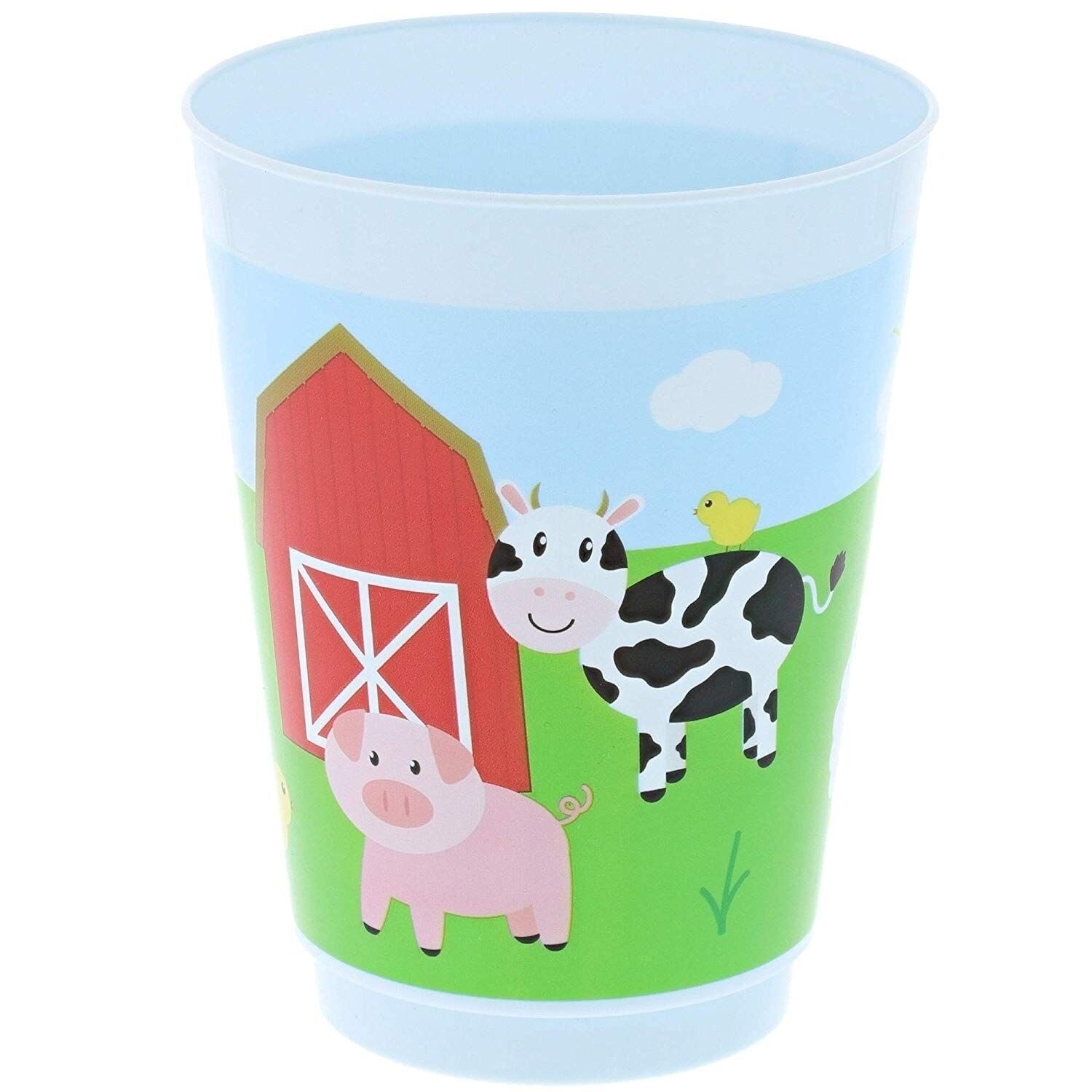 plastic animal cups
