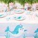 48-Pack Cute Narwhal Design Disposable Paper Plates 9