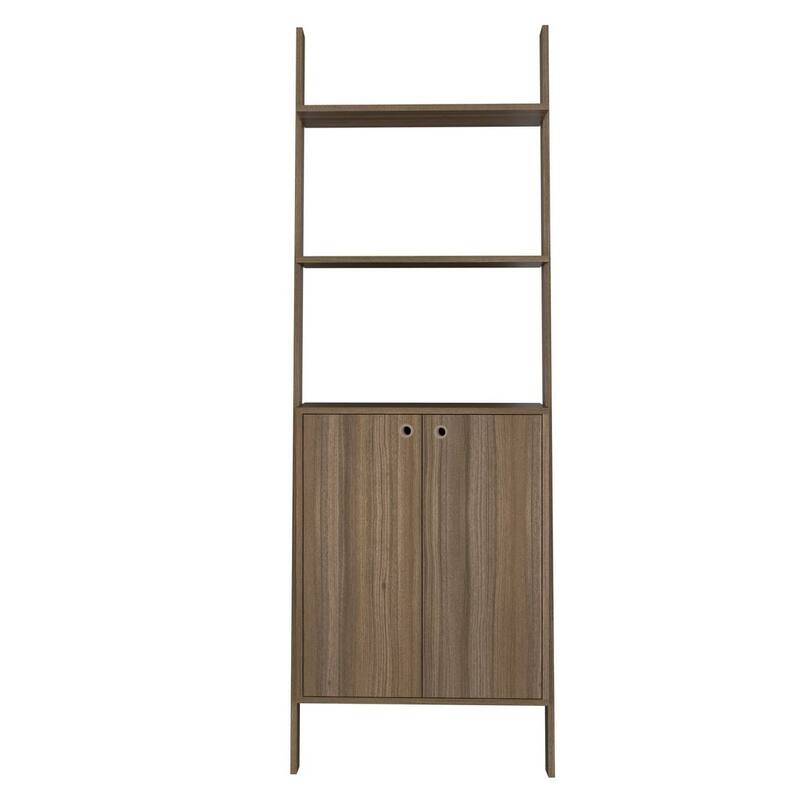 Cooper Ladder Cabinet with 2 Floating Shelves by Manhattan Comfort