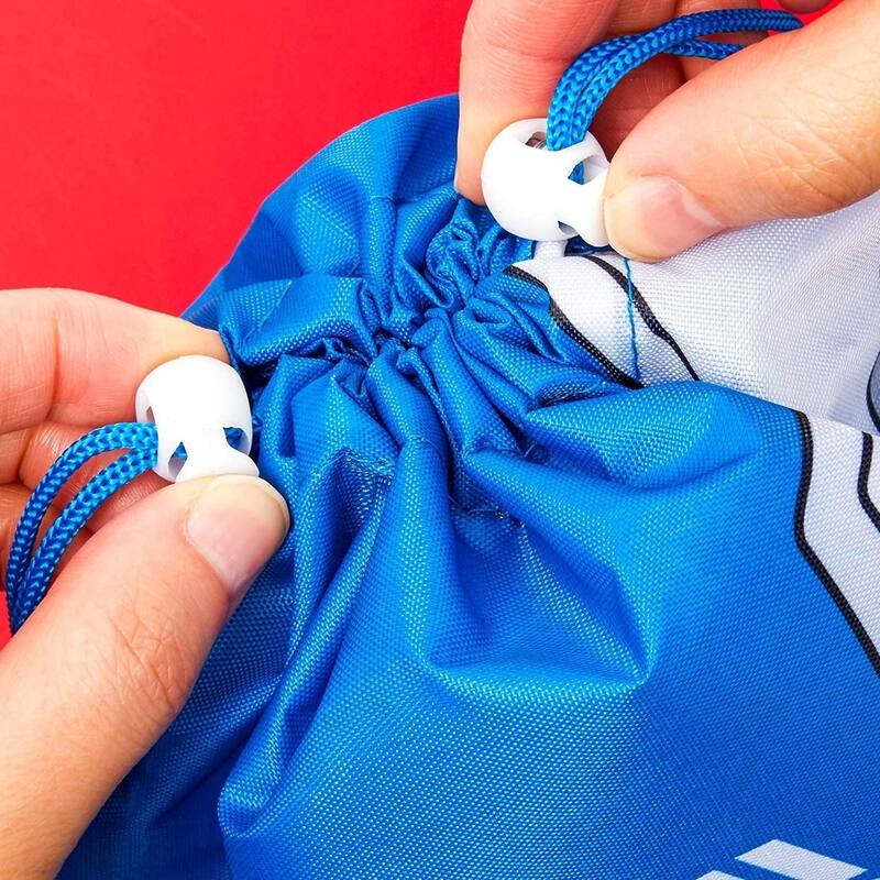 Blue Panda 12 Pack Basketball Themed Party Favor Drawstring Gift Bags for Boys Birthday