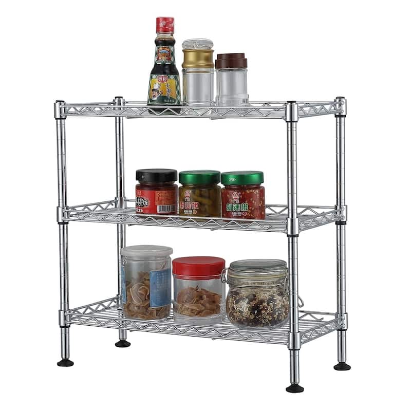 3-Tier UltraZinc Cabinet Organizer - Silver