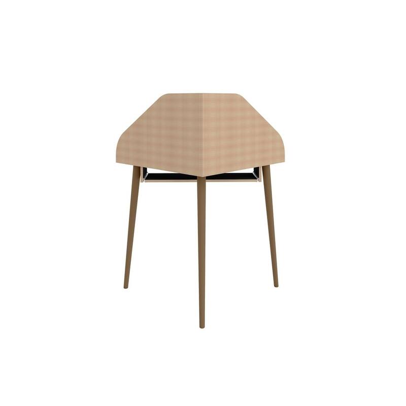 Bradley Floating Corner Desk with Keyboard Shelf by Manhattan Comfort
