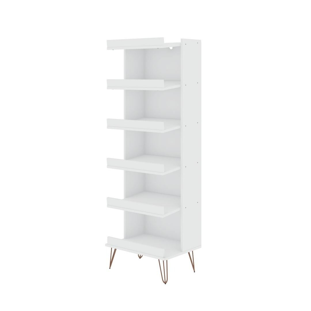 Shop Black Friday Deals On Rockefeller Shoe Storage Rack With 6 Shelves By Manhattan Comfort On Sale Overstock 31097027